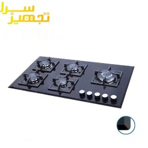 گاز اخوان 5 شعله شیشه ای مدل Gi139-S