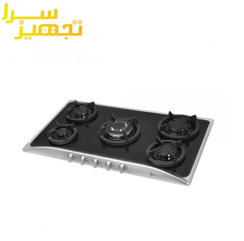 گاز اخوان 5 شعله شیشه ای مدل Gi14