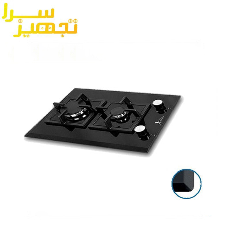گاز اخوان 2 شعله شیشه ای مدل Gi141