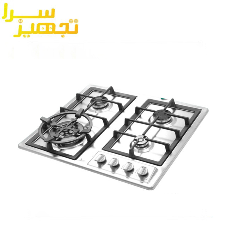 گاز اخوان 4 شعله استیل مدل Gi143