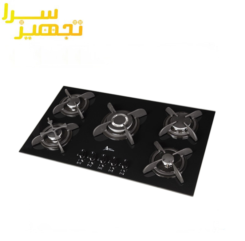 گاز اخوان 5 شعله شیشه ای مدل Gi144 NP