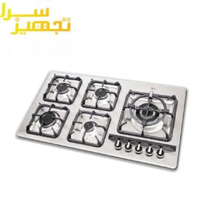 گاز اخوان 5 شعله استیل مدل Gi145s