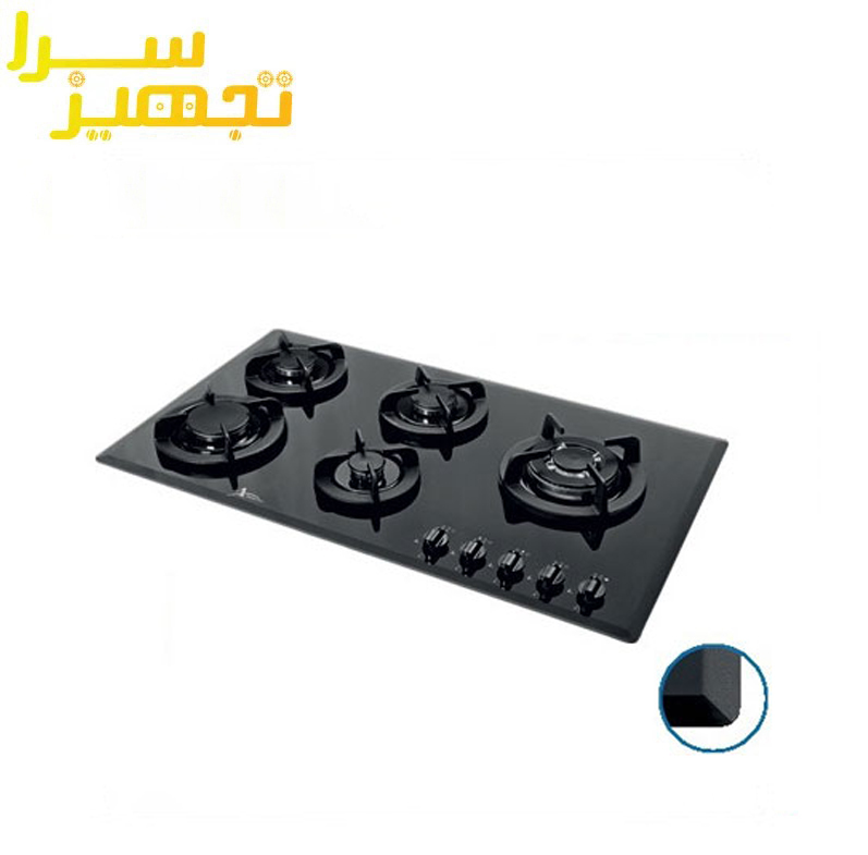 گاز اخوان 5 شعله شیشه ای مدل Gi35-S