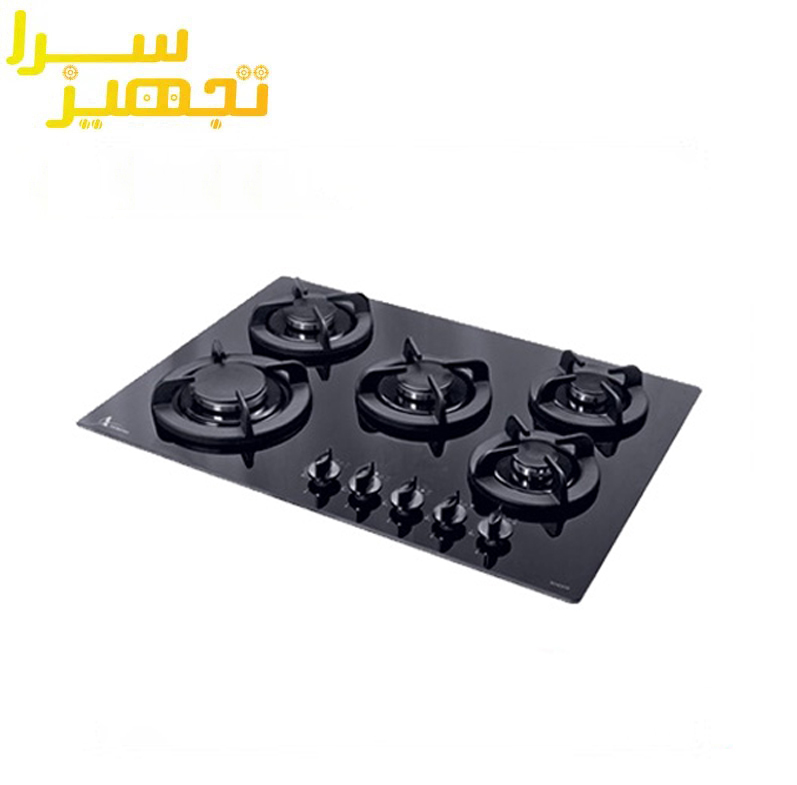 گاز اخوان 5 شعله شیشه ای مدل Gi7