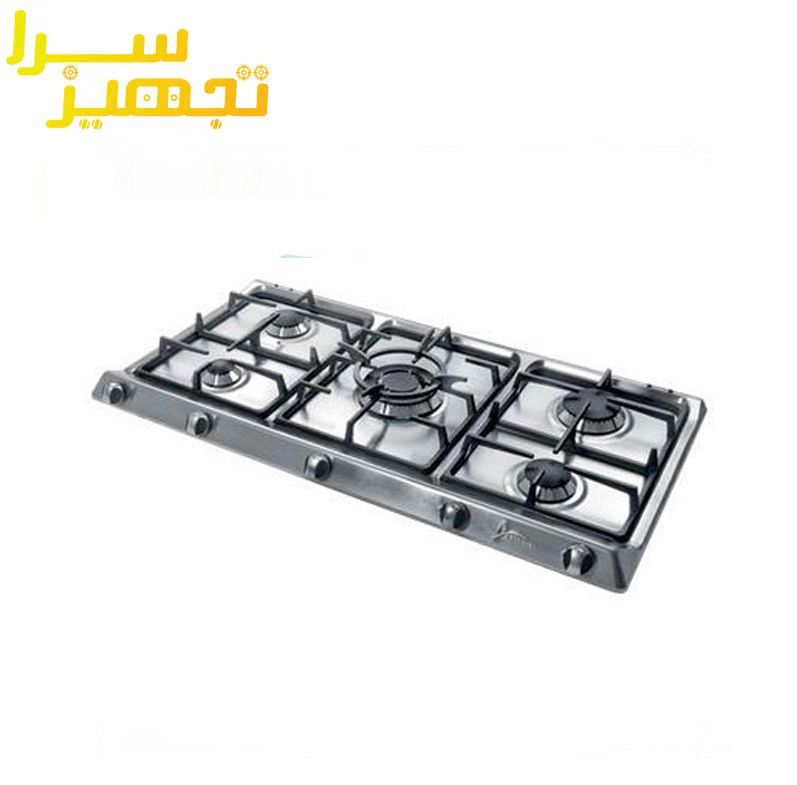 گاز اخوان 5 شعله استیل مدل V1