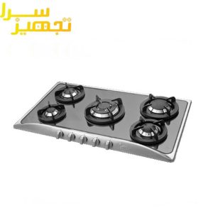 گاز اخوان 5 شعله شیشه ای مدل V10