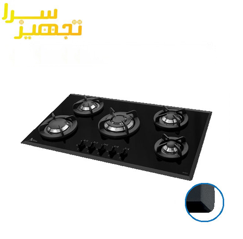 گاز اخوان 5 شعله شیشه ای مدل V14