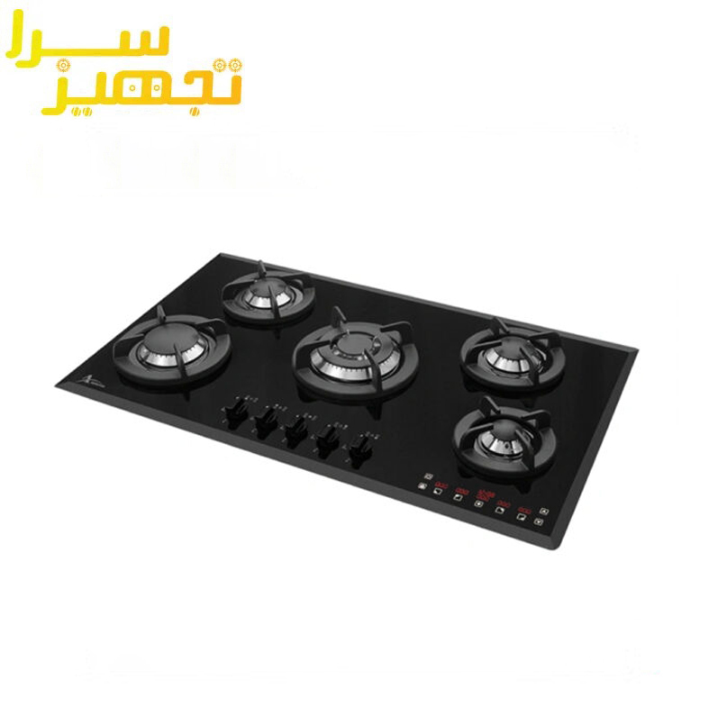 گاز اخوان 5 شعله شیشه ای مدل V14T