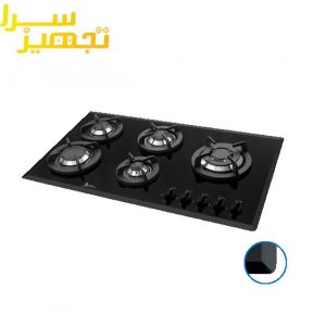 گاز اخوان 5 شعله شیشه ای مدل V16
