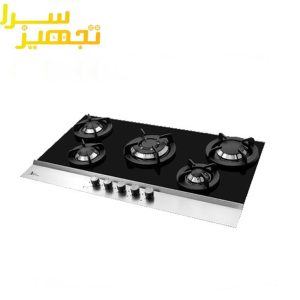 گاز اخوان 5 شعله شیشه ای مدل V18