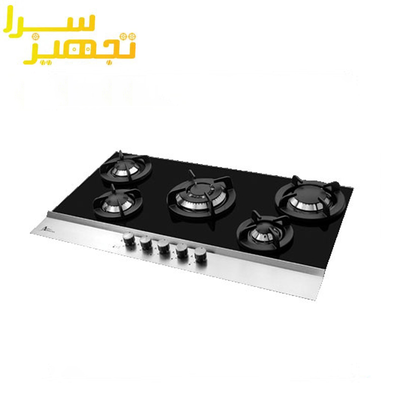 گاز اخوان 5 شعله شیشه ای مدل V18