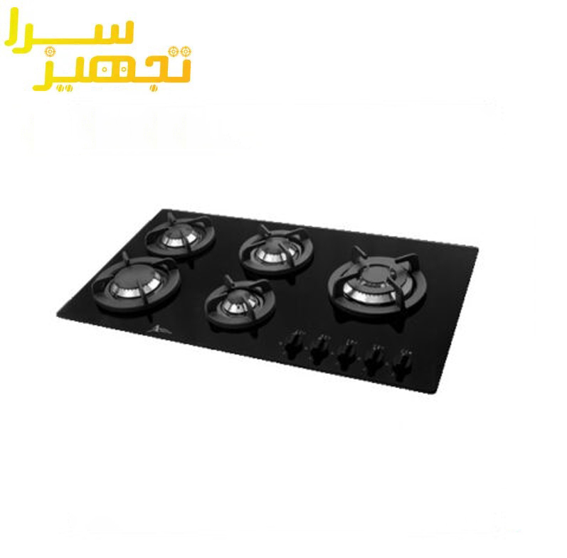 گاز اخوان 5 شعله شیشه ای مدل V19