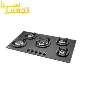 گاز اخوان 5 شعله شیشه ای مدل V20