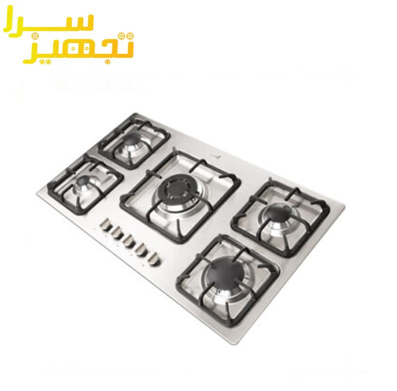 گاز اخوان 5 شعله استیل مدل V32
