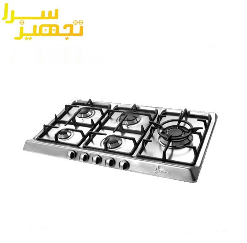 گاز اخوان 5 شعله استیل مدل V4