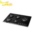 گاز اخوان 5 شعله شیشه ای مدل V8-S