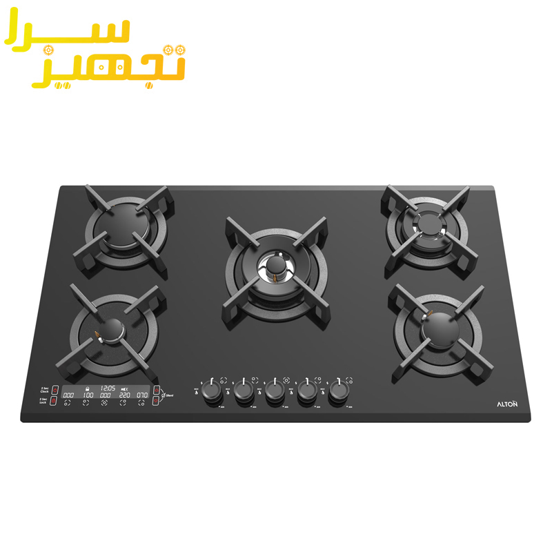 گاز آلتون 5 شعله شیشه ای مدل G534DB