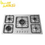 گاز آلتون 5 شعله استیل مدل S526