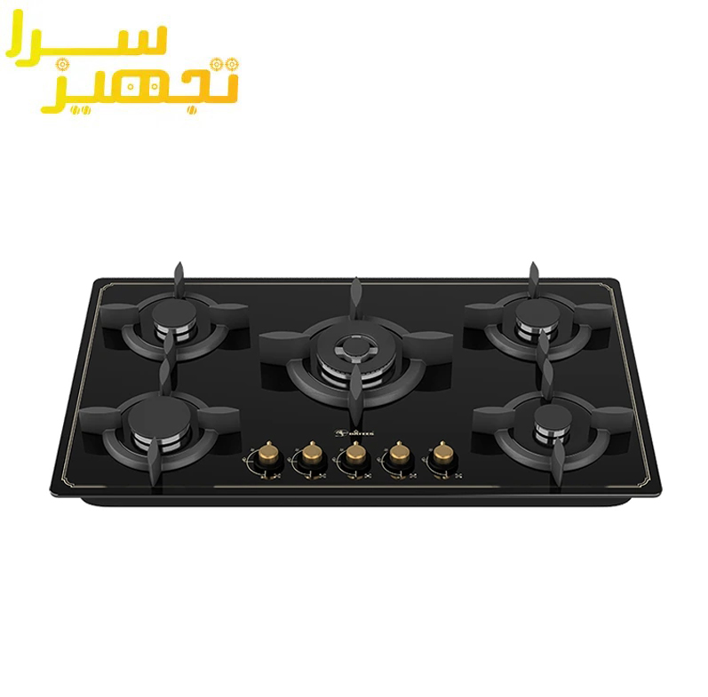 گاز داتیس 5 شعله شیشه ای مدل DG542