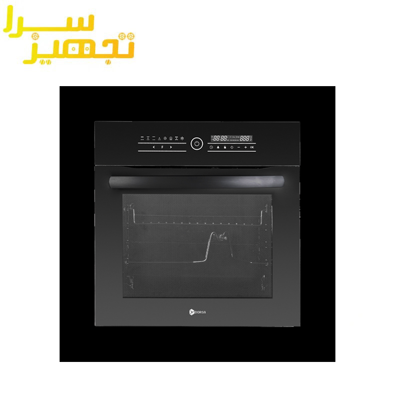 فر توکار برقی درسا مدل هلیا مشکی DF4105-65