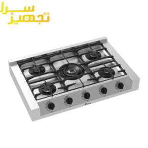 گاز بیمکث 5 شعله استیل مدل 2801